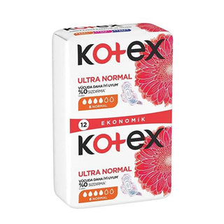 Kotex Sanitary Pads - Ultra Double Normal 12 Pack, Comfortable Menstrual Hygiene Products with Leak Protection Kotex Sanitary Pads - Comfortable & Leak Proof sanitary pads, menstrual hygiene products, leakage protection, comfortable sanitary products, ergonomic sanitary pads, Kotex, women's health, feminine hygiene, period protection, menstrual comfort