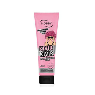 Hobby Curl Defining Hair Styling Cream: Moisturizing Anti-Frizz Formula with Shea Butter & Coconut Oil For Natural, Bouncy Curls Hobby Curl Cream: Define & Hydrate Curls, Anti-Frizz curly hair cream, hair styling cream for curls, anti-frizz curl cream, shea butter hair cream, coconut oil hair cream, paraben free hair cream, silicone free hair cream, curl defining cream, natural curly hair products, moisturizing curl cream, curl cream, hair cream, styling cream, anti-frizz, shea butter, coconut oil, vegetabl