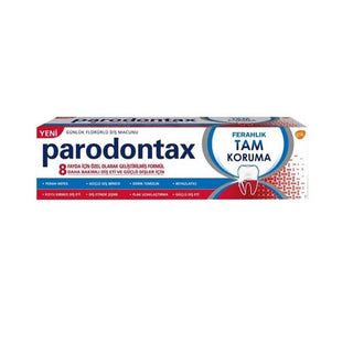 Parodontax Tam Koruma Dis Macunu Adult Toothpaste for Gum Health - Multi-Benefit Oral Care Parodontax Adult Toothpaste for Gum Health - 8 Benefits Parodontax, Tam Koruma Diş Macunu, Adult toothpaste, Gum health toothpaste, Multi-benefit toothpaste, Toothpaste for sensitive gums, Oral care, Dental hygiene, Fresh breath, Strong teeth, Whitening toothpaste