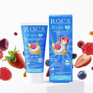Rocs Kids Children's Toothpaste: Fluoride-Free Cavity Protection with Delicious Fruit Flavor for Ages 3-7 Rocs Kids Toothpaste: Fluoride-Free Cavity Protection for Kids children's toothpaste, kids toothpaste, fluoride-free toothpaste for kids, cavity protection toothpaste for children, fruit flavored toothpaste for kids, toothpaste for 3 year old, toothpaste for 7 year old, Rocs Kids toothpaste, toothpaste for toddlers, kids dental care, children's oral hygiene, xylitol toothpaste, flavored toothpaste, todd