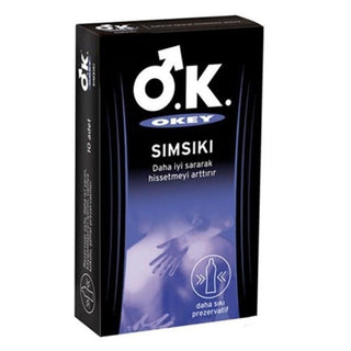 okey slim fit condom vanilla scented pack, okey condoms close-up view Okey Slim Fit Condom - Vanilla Scented | 10 Pack Okey Slim Fit Condom - Vanilla Scented | 10 Pack okey, slim-fit-condoms, vanilla-scented-condoms, 10-pack-condoms, adult-products, couples, enhanced-sensation, lubricated-condoms, safe-sex, ai-generated