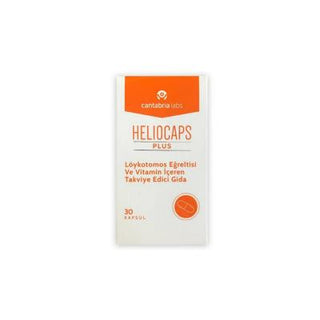 Heliocare Heliocaps Plus Dietary Supplement for Skin Health and Sun Protection - 30 Capsules