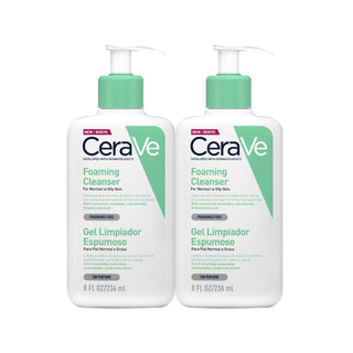 CeraVe Foaming Cleanser - Gentle, Dermatologist-Recommended Facial Cleanser for Sensitive Skin, 2 x 236 ml CeraVe Foaming Cleanser for Sensitive Skin - Gentle & Effective CeraVe Foaming Cleanser, CeraVe Köpüren Temizleyici, 236 ml facial cleanser, Dermatologist-recommended facial cleanser, Gentle foaming cleanser for sensitive skin, Facial Cleanser, Sensitive Skin Care, Skincare Routine, CeraVe, Foaming Cleanser, Gentle Cleansing, Dermatologist-Recommended, Skincare Essentials
