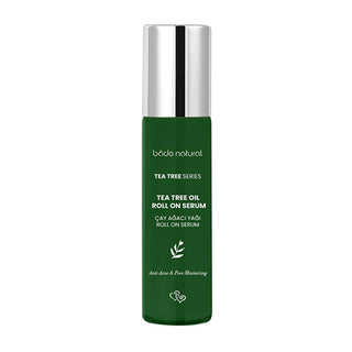 Bade Natural Tea Tree Oil Acne Treatment Roll-On Serum - Fast Acting Spot Treatment for Oily & Combination Skin - Pore Minimizing, Natural Acne Solution, 0.34 fl oz Bade Natural Tea Tree Oil Acne Roll-On - Natural Spot Treatment Tea tree oil acne treatment, Acne roll on serum, Natural acne treatment, Oily skin acne solution, Bade natural acne serum, Spot treatment for acne, Combination skin acne product, Pore minimizing serum, Fast absorbing acne treatment, Tea tree oil roll on, acne treatment, roll on seru