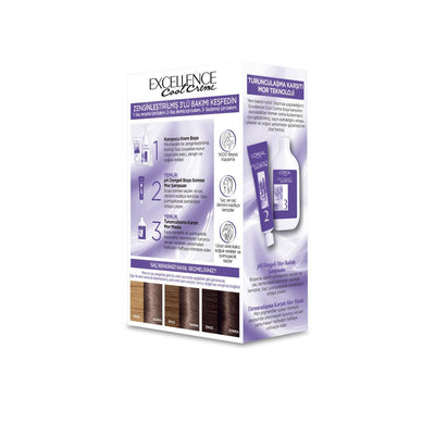 L'Oréal Paris Loreal Paris Excellence Cool Creme Hair Dye 7.11 - Long-Lasting Cool Tones with Pro-Keratin