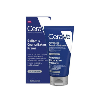 CeraVe Moisturizing Cream Advanced Reparative Care 50ml for Dry & Sensitive Skin - Fragrance-Free, Dermatologist-Recommended CeraVe Moisturizing Cream for Dry Skin - Advanced Reparative Care CeraVe, Moisturizing Cream, Advanced Reparative Care, Dry Skin, Sensitive Skin, Fragrance-Free, Dermatologist-Recommended, Skincare, Hydration, Repair, Restore, Gentle, Non-Irritating, Cosmetics, Beauty, Personal Care