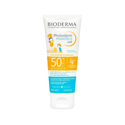 Bioderma Photoderm Pediatrics Lait SPF50+ Sunscreen Lotion for Children - High Protection, Gentle, and Safe for Kids' Se