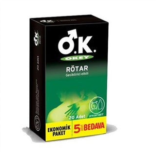 Okey Rötar Delay Condoms - 20 Count Economic Package for Men Okey Rötar Delay Condoms - Enhance Intimacy delay condoms, Okey Rötar, prezervatif, geciktirici prezervatif, economic package condoms, contraception, STI prevention, men's health, sexual health, intimacy, safe sex, condoms with delaying effect, men's sexual health, extended intimacy, pleasure enhancement