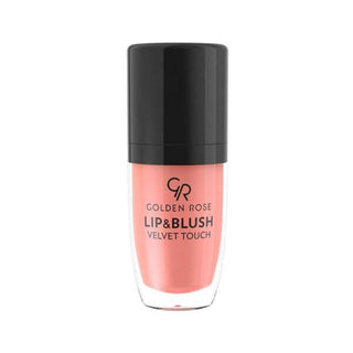 golden rose lip and blush velvet touch no:02, golden rose lip blush tube close-up Golden Rose Lip & Blush Velvet Touch - No:02 | 4.5ml Golden Rose Lip & Blush Velvet Touch | 4.5ml golden-rose, lip-and-blush, velvet-touch, makeup, cosmetics, beauty-products, multifunctional, fashion, ai-generated, no02