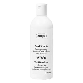 Ziaja Goat Milk Shampoo with Keratin: Nourishing, Moisturizing & Gentle, Silicon & Paraben Free, Promotes Healthy Hair Growth - 400 ml Ziaja Goat Milk Shampoo: Keratin, Silicone & Paraben Free Goat milk shampoo, Keratin shampoo, Dry hair shampoo, Damaged hair repair shampoo, Silicon free shampoo, Paraben free shampoo, Ziaja shampoo, Nourishing shampoo, Shampoo for hair growth, Moisturizing shampoo, shampoo, goat milk, keratin, dry hair, damaged hair, silicon free, paraben free, nourishing, moisturizing, hai