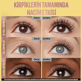 Maybelline Colossal Bubble Mascara - Extreme Volume, Clump-Free, 24HR Wear - Long Lasting Volumizing Mascara Maybelline Colossal Mascara: Volumizing, Long Lasting - Shop Now! mascara, volumizing mascara, long lasting mascara, lash volume, Maybelline mascara, bubble mascara, clump-free mascara, 24 hour mascara, makeup, eye makeup, volumizing, long lasting, clump free, beauty, cosmetics, lash enhancement, dramatic lashes, makeup enthusiasts, gifts for her, root to tip brush, lightweight mascara, smudge proof 