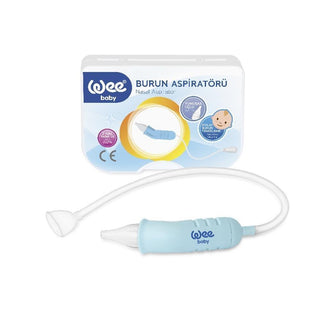 Wee Baby Nasal Aspirator - Soft Silicone Tip for Gentle Baby Nasal Care Wee Baby Nasal Aspirator - Gentle Silicone Tip baby nasal aspirator, nasal aspirator for infants, soft silicone nasal tip, manual nasal suction device, baby care hygiene products, gentle nasal care, new parents, baby health, infant care, nasal congestion relief, silicone baby products