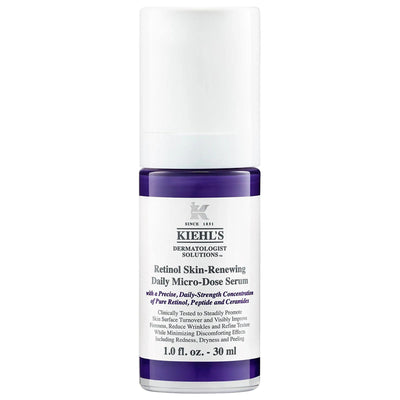 Kiehl's Micro-Dose Anti-Aging Retinol Serum: Reduce Wrinkles, Firm Skin & Improve Texture | Ceramide & Peptide Complex