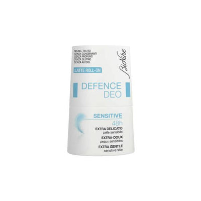 BioNike Defence Deo Sensitive Roll-On: 48H Gentle Deodorant for Irritated & Sensitive Skin - Fragrance & Alcohol-Free Fo