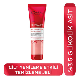 Loreal Paris Revitalift Cilt Yenileme Etkili Temizleme Jeli - Anti-Aging Glycolic Acid Facial Cleansing Gel for Smoother Skin Loreal Paris Revitalift Glycolic Acid Cleansing Gel Loreal Paris Revitalift Cleansing Gel, Glycolic Acid facial cleanser, Anti-aging skincare, Dermatologically tested skincare products, Gentle exfoliating facial gel, Facial cleansing gel, Skincare for mature skin, Glycolic Acid benefits, Smooth skin, Bright skin, Anti-aging skincare routine, Skincare essentials, Dermatologically test