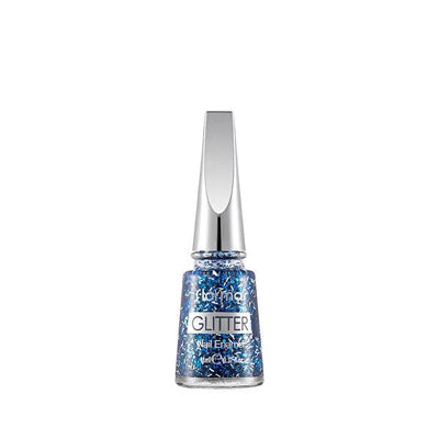 Flormar Glitter Nail Polish GL07 - 11 ml - Sparkly Nail Enamel for Creative Nail Art