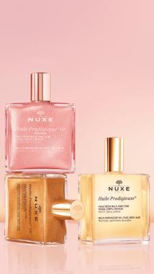 Nuxe Huile Prodigieuse Florale Or: Multi-Purpose Shimmering Dry Oil for Radiant Skin & Hair - Natural Glow, Floral Scent, Lightweight Formula, 1.69 fl oz Nuxe Shimmering Dry Oil - Radiant Skin, Floral Scent | Multi-Purpose shimmering dry oil, multi-purpose oil, floral body oil, radiant skin oil, natural glow oil, Nuxe Huile Prodigieuse Florale Or, pink gold shimmer oil, tsubaki oil skincare, argan oil hair treatment, body oil, hair oil, face oil, shimmering oil, floral scent, natural ingredients, lightweigh