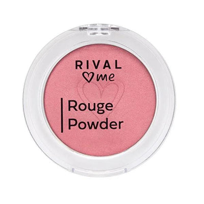 Rival Loves Me Vegan Blush - Dermatologically Tested, Glamorous Rose Shade, Compact & Portable