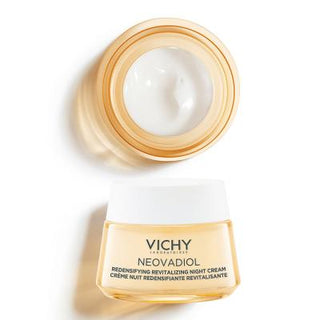 Vichy Neovadiol Anti-Aging Night Cream for Mature Skin - Hydrating, Firming, Paraben-Free Vichy Neovadiol Night Cream - Anti-Aging for Mature Skin Vichy Neovadiol Night Cream, Anti-Aging Night Cream, Mature Skin Care, Hormonal Skin Aging, Paraben-Free Skincare, Hyaluronic Acid, Pro-Xylane, Hedione, Dermatologist-Tested, Women's Skincare, Menopause Skincare, Anti-Aging Skincare, Night Cream, Hydrating Night Cream, Firming Night Cream