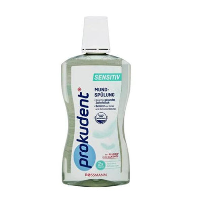 Prokudent Sensitive Mouthwash - Alcohol-Free, Fluoride (473 ppm) for Sensitive Teeth & Gums