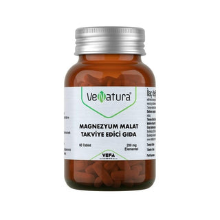 venatura magnesium malate 200mg tablets front view, venatura magnesium malate nutritional information VeNatura Magnesium Malate 200 mg - 60 Tablets VeNatura Magnesium Malate Tablets - 200mg | 60 Count venatura, magnesium-malat, dietary-supplement, health, tablet, adults, children-11-and-above, 200mg, 60-count, ai-generated