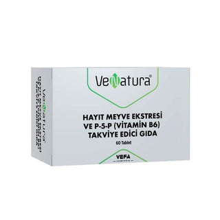 venatura hayit fruit extract vitamin b6 supplement, vitamin b6 tablets from venatura VeNatura Hayıt Meyve Ekstresi - P-5-P (Vitamin B6) | 60 Tablets VeNatura Hayıt Meyve Ekstresi - Vitamin B6 Supplement venatura, hayıt-extract, vitamin-b6, dietary-supplement, health-wellness, nutrition, vitamins, health-conscious, adults, ai-generated