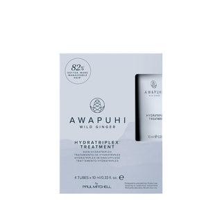 Paul Mitchell Awapuhi Wild Ginger Hydratriplex Treatment Salon Hair Treatment for Dry Damaged Hair - 4 x 10ml Paul Mitchell Awapuhi Wild Ginger Hydratriplex Treatment for Dry Hair Paul Mitchell Awapuhi Wild Ginger, Hydratriplex Treatment, Salon Hair Treatment, Hair Hydration, Travel-sized Hair Care, Hair Treatment for Dry Damaged Hair, Salon Quality Hair Care, Paul Mitchell Hair Products, Hair Nourishment, Hydrating Hair Treatment