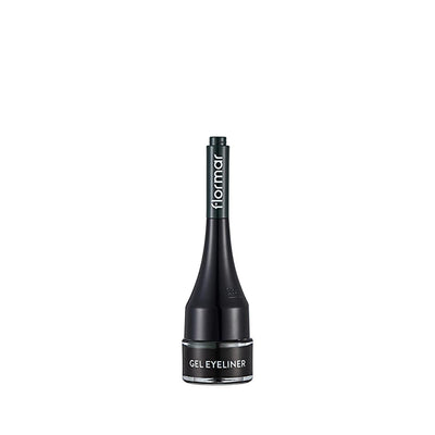 Flormar Gel Eyeliner - High-Pigment, Matte Finish, Coconut Oil Infused - Green, Blue, Brown, Black
