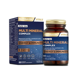 nutraxin multi mineral complex tablets, nutraxin tablets for health and wellness, multi-mineral complex dietary supplement Nutraxin Multi Mineral Complex - Essential Minerals | 60 Tablets Nutraxin Multi Mineral Complex 60 Tablets nutraxin, multi-mineral-complex, dietary-supplement, adult-vitamins, calcium, magnesium, zinc, healthy-lifestyle, vitamin-tablets, ai-generated