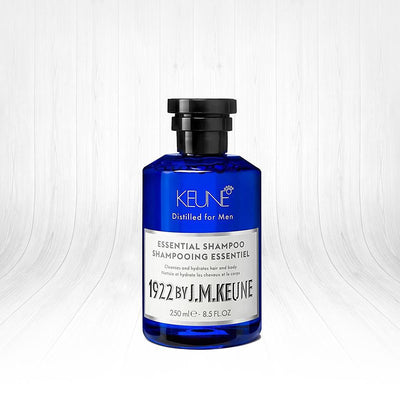 Keune Man 1922 Essential Shampoo for Men - Daily Hair Care, 250ml, Gentle & Effective