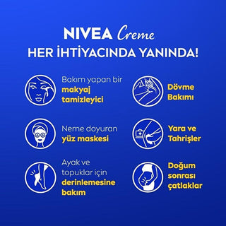 nivea creme intensive moisturizing hand and body cream 150ml, nivea creme packaging Nivea Creme Intensive Moisturizing Hand and Body Cream - Hydrating for Families | 150 ml Nivea Creme Moisturizing Cream - For All Skin Types nivea-creme, moisturizing-cream, dry-skin-cream, family-friendly, sensitive-skin, body-care, hydration, daily-use, intense-moisture, ai-generated