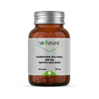 venatura karnıyarık otu tozu capsules, herbal supplement capsules, karnıyarık otu product image Venatura Karnıyarık Otu Tozu - 100 Capsules Venatura Karnıyarık Otu Tozu - 100 Capsules venatura, karnıyarık-otu, herbal-supplement, health-conscious, wellness, natural-remedy, capsules, adults, ai-generated, daily-supplement