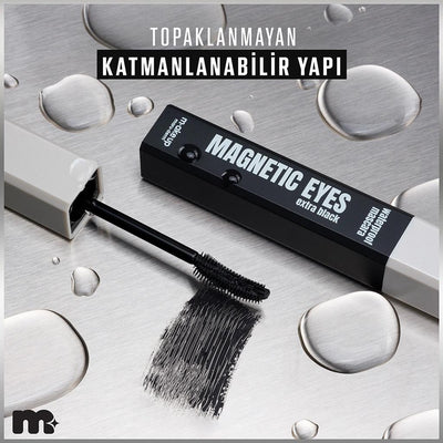 Maruderm Make Up Magnetic Eyes Waterproof Mascara Extra Black