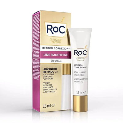 RoC Retinol Eye Cream: Reduce Wrinkles, Dark Circles & Puffiness - Anti-Aging Eye Treatment, 15ml (0.51 fl oz)