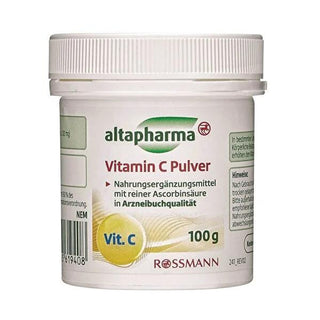 Altapharma Vitamin C Powder Supplement - 100g, Vegan & Gluten-Free Dietary Supplement Altapharma Vitamin C Powder - Vegan & Gluten-Free Vitamin C powder supplement, Vegan dietary supplement, Gluten-free Vitamin C, L-Askorbic Acid supplement, Dietary supplement powder, Health supplements, Vegan health products, Gluten-free supplements, Immune system support, Vitamin C benefits