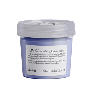 Davines Love Smoothing Hair Care Mask - 250ml Smoothing and Conditioning Treatment for Frizzy Hair Davines Love Smoothing Mask for Frizzy Hair Davines Love Smoothing, hair smoothing mask, hair care products, smoothing hair mask, Davines hair care, hair care mask, frizz control, hair nourishment, hair conditioning, cosmetic hair care