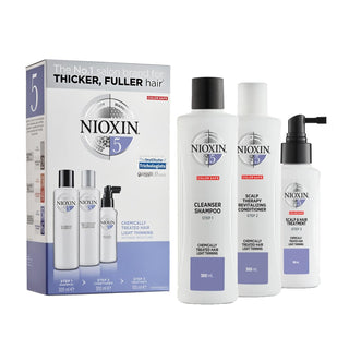 Nioxin Hair Care Set for Chemically Treated Hair - Anti-Hair Loss, Large Size Nioxin Hair Care Set - Anti-Hair Loss for Chemically Treated Hair Nioxin hair care set, anti-hair loss hair products, chemically treated hair care, hair loss treatment, large size hair care set, hair care routine, hair strengthening, hair protection, chemical hair care, hair growth promotion