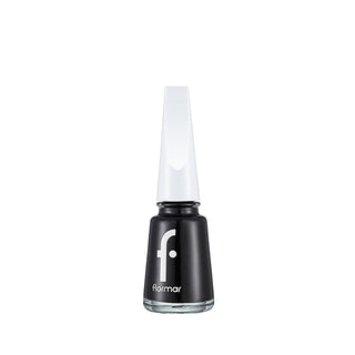 flormar nail enamel black minimalism bottle, nail art using flormar nail enamel black Flormar Nail Enamel - Black Minimalism | Perfect For Nail Art & Beauty Lovers Flormar Nail Enamel Black Minimalism | Intense Color flormar, nail-enamel, black-minimalism, intense-color, beauty-lovers, nail-art-enthusiasts, long-lasting, glossy-finish, pigmented, ai-generated
