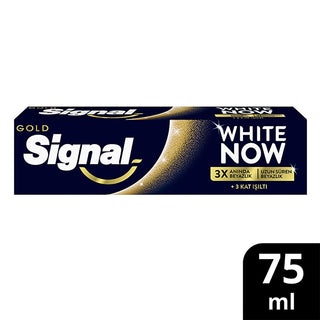 Signal White Now Gold Whitening Toothpaste - 3x Whiter Smile, Instant & Long-Term Effect Signal White Now Gold Whitening Toothpaste - 3x Whiter Smile whitening toothpaste, Signal White Now Gold, teeth whitening, oral care, whitening effect, instant whitening, long-term whitening, natural minerals, surface stain removal, brighter smile, confidence boost, cosmetic dentistry, oral hygiene, dental care, beauty and personal care, health and wellness