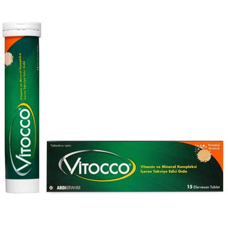 Vitocco Effervescent Multivitamin Tablets - Orange Flavored Vitamin and Mineral Complex for Adults and Children Over 11 Vitocco Multivitamin Effervescent Tablets - Boost Health & Wellness Multivitamin Effervescent Tablets, Vitamin and Mineral Complex, Dietary Supplement for Adults, Effervescent Vitamins, Orange Flavored Multivitamin, Health Supplements, Wellness Products, Nutritional Support, Family Health, Easy-to-Consume Vitamins, Orange Flavored Vitamins, Adults and Children Over 11, Dietary Supplement, 
