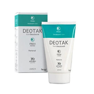 Deotak Deodorant Cream Fresh - 35ml, Menthol Formula, Dermatologically Tested Deotak Deodorant Cream Fresh - Menthol Formula deodorant cream, freshness, dermatologically tested, menthol formula, personal hygiene, skin care, sensitive skin, long-lasting freshness, cream deodorant, hygiene products