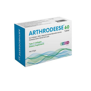 NORTHLINE Arthrodeese 60 Tablet - Joint Health Supplement with Type II Collagen, MSM, Boswellia Serrata & Turmeric NORTHLINE Arthrodeese 60 Tablets - Joint Health Support Joint Health Supplement, Arthrodeese 60 Tablet, Type II Collagen Supplement, MSM Supplement, Boswellia serrata Extract, Turmeric Supplement for Joints, Dietary Supplement for Joint Support, Joint Pain Relief, Natural Joint Support, Joint Comfort, Joint Mobility, Anti-Inflammatory Supplement, Collagen Supplement, Boswellia Supplement, Turme