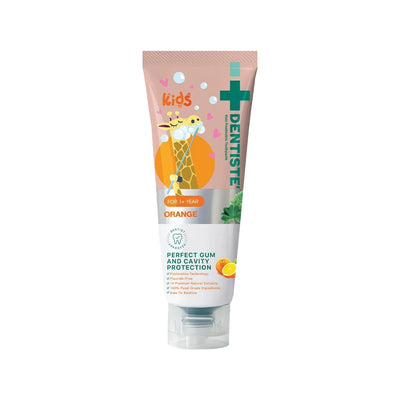 Dentiste Kids Orange Toothpaste for Children Aged 0-6 Years - Gentle, Effective, and Delicious - 60g