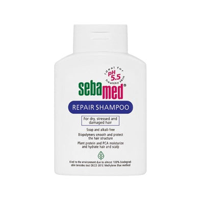 Sebamed Repair Shampoo 400ml - pH 5.5 Nourishing & Repairing Formula for Damaged Hair