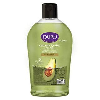 Duru Liquid Hand Soap Avocado 1.5L - Moisturizing & Gentle Hand Care Duru Avocado Liquid Hand Soap - Moisturizing & Gentle liquid hand soap, organic hand soap, avocado oil soap, moisturizing hand soap, natural hand soap, gentle hand care, sensitive skin, plant-based ingredients, nourishing hand soap