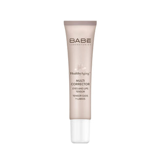 Babe HealthyAging+ Multi Corrector: Anti-Aging Eye & Lip Tensor | Fine Line & Wrinkle Reduction Treatment (15ml) Babe HealthyAging+ Eye & Lip Tensor - Anti-Aging, Wrinkle Reduction eye tensor, lip tensor, anti-aging eye cream, anti-aging lip treatment, wrinkle reduction eye, wrinkle reduction lip, healthy aging skincare, Babe HealthyAging+, eye and lip corrector, fine line treatment, anti-aging, skincare, eye cream, lip treatment, wrinkle reducer, healthy aging, beauty, cosmetic, fine lines, wrinkles, eye c