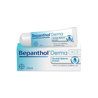 Bepanthol Lip Care Cream 7.5ml - Moisturizing, Fragrance-Free, Provitamin B5 & Vitamin E Bepanthol Lip Care Cream - Moisturizing & Protective Lip care cream, Bepanthol lip balm, Moisturizing lip care, Provitamin B5 lip care, Fragrance-free lip balm, Vitamin E lip care, Dry lip solution, Chapped lip relief, Sensitive lip care, Long-lasting moisturization, Dermatologically tested, Paraben-free cosmetics, Fragrance-free cosmetics