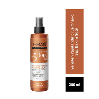 Urban Care Bond Plex No:5 Hair Repair Milk: Vegan, Paraben-Free Treatment for Damaged Hair - Strengthens, Moisturizes & Detangles Urban Care Bond Plex Hair Milk: Vegan Repair for Damaged Hair Bond Plex hair treatment, Vegan hair care, Paraben-free hair product, Hair damage repair, Hair moisturizing serum, Detangling hair milk, Heat protectant hair spray, Honey hair treatment, Urban Care Bond Plex, Hair strengthening treatment, hair care, hair repair, hair milk, hair serum, vegan, paraben-free, honey, moistu