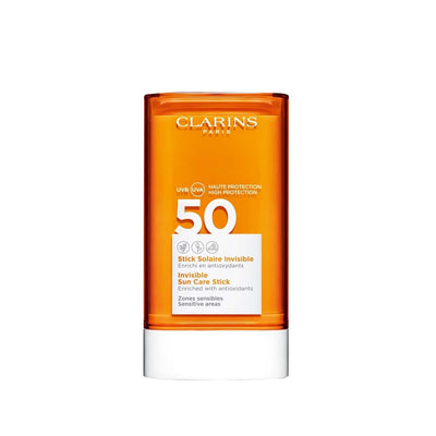 Clarins Invisible Sun Care SPF50 Sunscreen Stick - High Protection, Easy Application, Invisible Finish