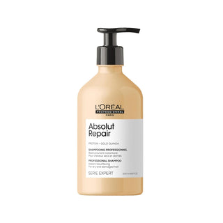 L'Oreal Professionnel Paris Absolut Repair Shampoo for Damaged Hair - 500ml Nourishing Professional Hair Care L'Oreal Absolut Repair Shampoo for Damaged Hair L'Oreal Professionnel Paris, Absolut Repair Shampoo, Damaged Hair Repair, Professional Hair Care, Nourishing Shampoo, Hair Repair, Professional Shampoo, 500ml, Serie Expert, Hair Care, Repairing Shampoo, Damaged Hair, Hair Nourishment, Salon Quality Hair Care